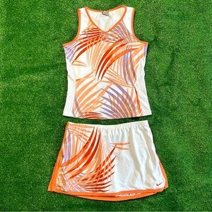 Y2K Nike Athletic Set With Mini Skirt
